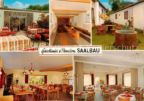 AK / Ansichtskarte Erbach_Bergstrasse Gasthaus Pension Saalbau Restaurant Kegelbahn Erbach_Bergstrasse