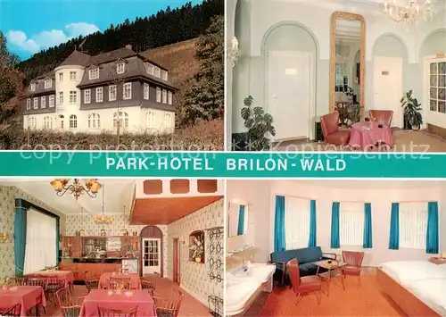 AK / Ansichtskarte 73847461 Wald_Brilon Parkhotel Restaurant Fremdenzimmer 