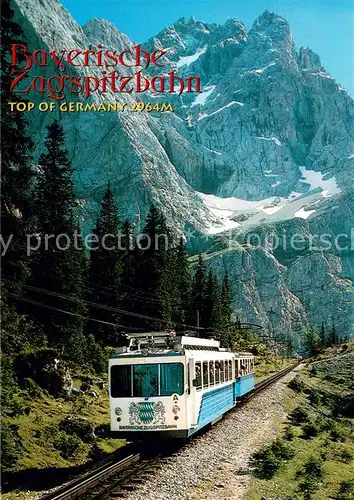 AK / Ansichtskarte 73847465 Zahnradbahn Bayerische Zugspitzbahn  
