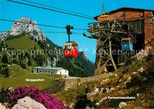 AK / Ansichtskarte  Seilbahn_Cable-Car_Telepherique Aschau im Chiemgau Bayerische Alpen 