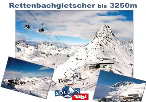 AK / Ansichtskarte 73847475 Seilbahn_Cable-Car_Telepherique Rettenbachgletscher Soelden Tirol 