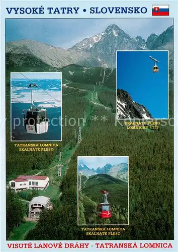 AK / Ansichtskarte 73847478 Seilbahn_Cable-Car_Telepherique Vysoke Tatry Slovensko 