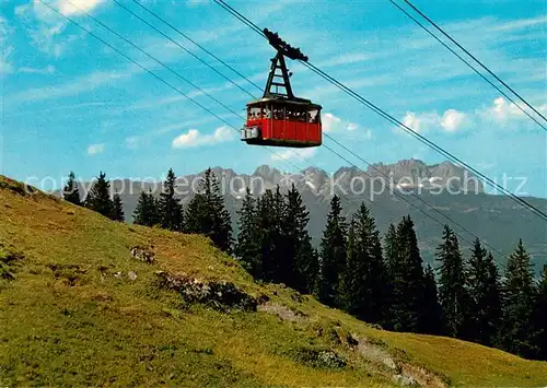 AK / Ansichtskarte  Seilbahn_Cable-Car_Telepherique Kitzbuehel Hahnenkammerbahn Wilden Kaiser Tirol 