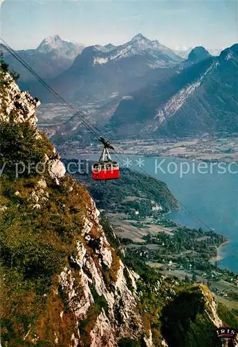 AK / Ansichtskarte 73847491 Seilbahn_Cable-Car_Telepherique IRIS 3494 Pointe d Arcalod Mont Trelod 