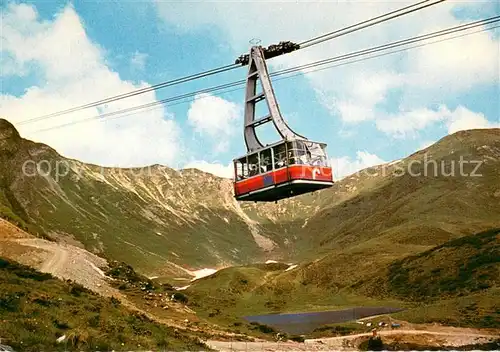 AK / Ansichtskarte  Seilbahn_Cable-Car_Telepherique Fellhornbahn Fellhorn Oberdorf Birgsautal im Allgaeu 