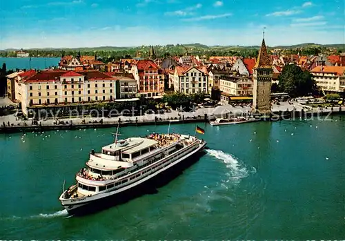 AK / Ansichtskarte  Dampfer_Binnenschifffahrt Lindau im Bodensee 