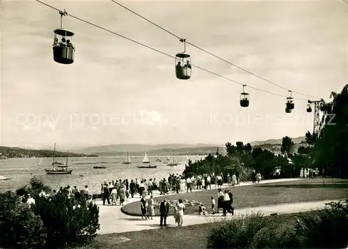 AK / Ansichtskarte  Seilbahn_Cable-Car_Telepherique Saffa Gondel Hochbahn 