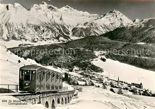 AK / Ansichtskarte  Zahnradbahn St.Moritz Corvigliabahn 