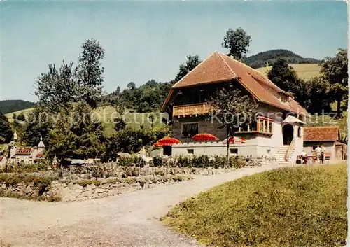 AK / Ansichtskarte  Simonswaeldertal_Simonswald Café Maerchengarten Simonswaeldertal im Schwarzwald 