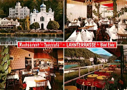 AK / Ansichtskarte 73847518 Bad_Ems Restaurant Tanzcafé Lahnterrasse Bad_Ems