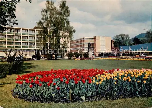 AK / Ansichtskarte  Reutlingen_BW Friedrich-List-Platz mit Parkhotel Blumenbeet 