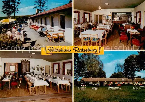 AK / Ansichtskarte 73847535 Ratzeburg Gildehaus Ratzeburg Restaurant Terrasse Ratzeburg
