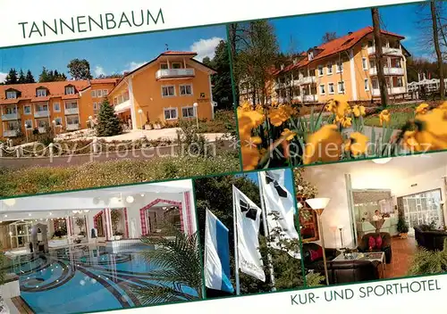 AK / Ansichtskarte  Bad_Woerishofen Kur- und Sporthotel Tannenbaum Hallenbad Bad_Woerishofen