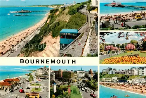 AK / Ansichtskarte 73847571 Bournemouth_UK Teilansichten Strandpartien Seebruecke Bournemouth UK
