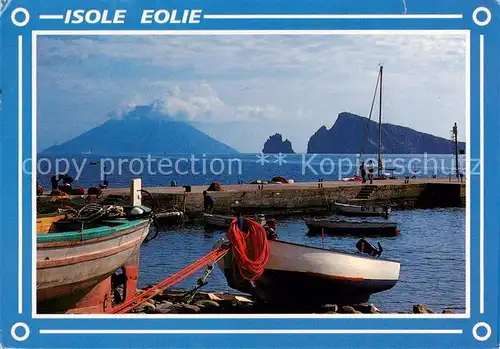 AK / Ansichtskarte 73847586 Isole_Eolie_IT Stromboli e Basiluzzo Visti da Panarea 