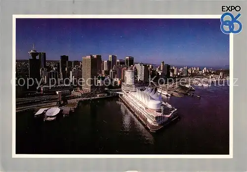 AK / Ansichtskarte 73847589 Vancouver_BC_Canada Expo 86 Aerial view 