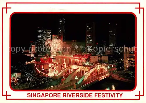 AK / Ansichtskarte  Singapore Riverside Festivity Singapore