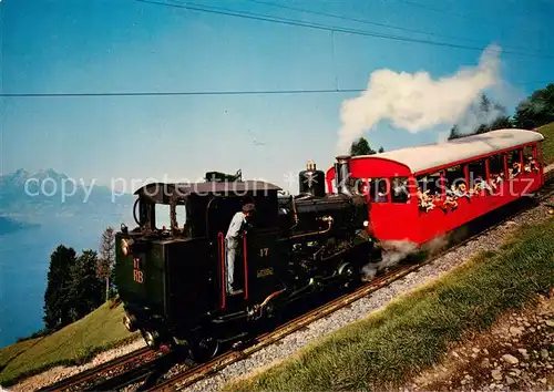 AK / Ansichtskarte  Zahnradbahn Vitznau Rigi Bahn 