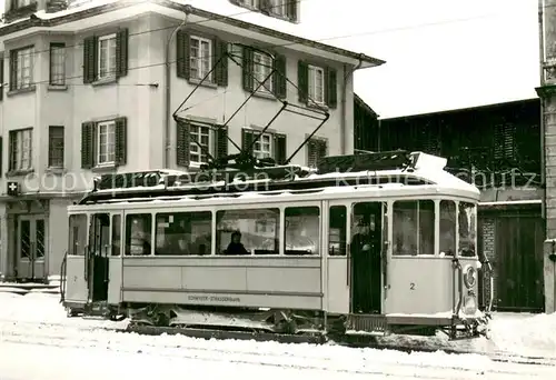 AK / Ansichtskarte  Strassenbahn Seewen sstB Ce 2/2 2  