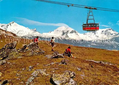 AK / Ansichtskarte  Seilbahn_Cable-Car_Telepherique Flims Laax Falera  