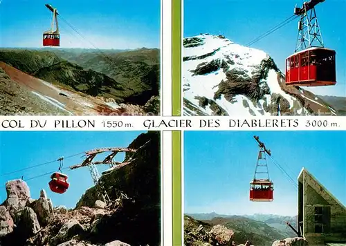 AK / Ansichtskarte  Seilbahn_Cable-Car_Telepherique Col du Pillon Pierres Pointes 