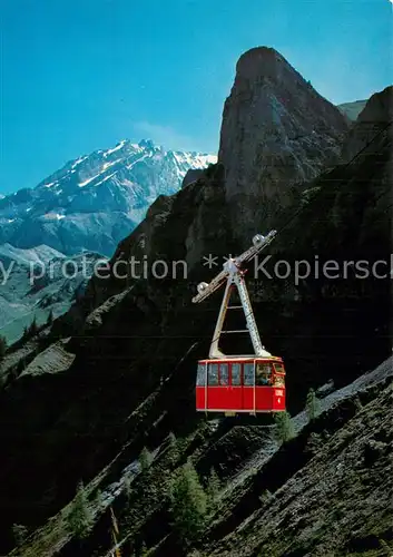 AK / Ansichtskarte  Seilbahn_Cable-Car_Telepherique Adelboden Berner Oberland  