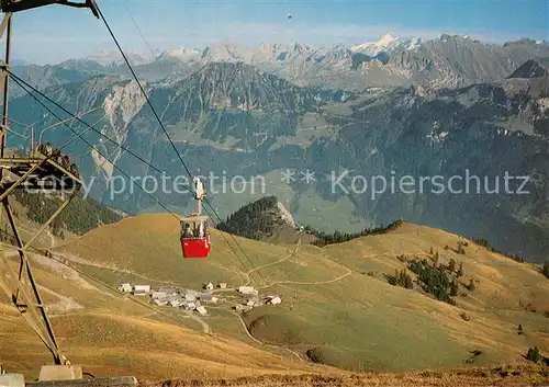 AK / Ansichtskarte  Seilbahn_Cable-Car_Telepherique Schoenbueel Lungern 