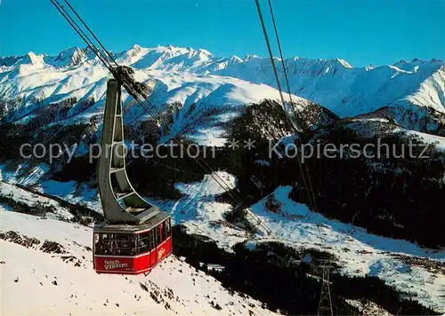 AK / Ansichtskarte  Seilbahn_Cable-Car_Telepherique Luftseilbahn Fiesch Eggishorn Blinnenhorn 