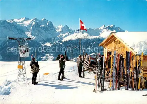 AK / Ansichtskarte  Seilbahn_Cable-Car_Telepherique Gondelbahn Hasliberg Kaeserstatt 