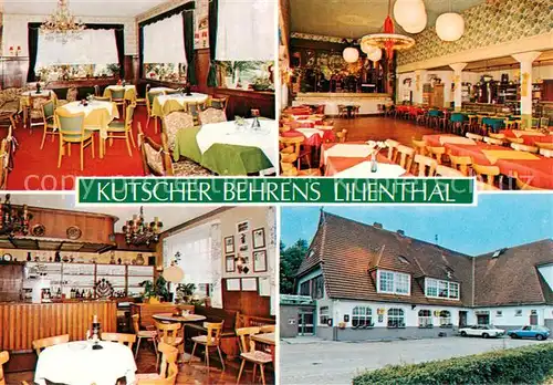 AK / Ansichtskarte 73847811 Lilienthal_Bremen Gastraeume Bar Lilienthal Bremen