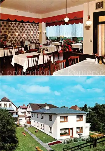 AK / Ansichtskarte 73847813 Buesum_Nordseebad Hotel Pension Siegfried Gaststube Buesum_Nordseebad