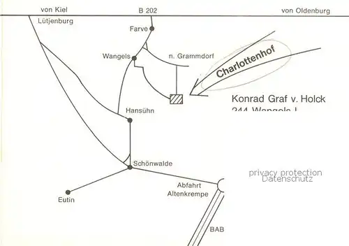 AK / Ansichtskarte  Wangels Charlottenhof Wangels