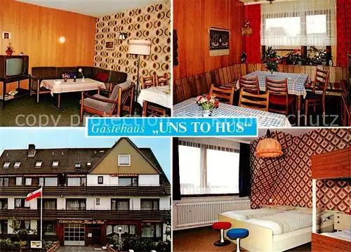 AK / Ansichtskarte  Buesum_Nordseebad Gaestehaus Uns To Hus Buesum_Nordseebad