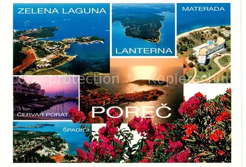 AK / Ansichtskarte 73847825 Porec_Croatia Zelena Laguna Lanterna Materada Cervar Porat Spadici 