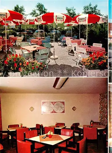 AK / Ansichtskarte 73847826 Buesum_Nordseebad Cafe Tams Terrasse Gaststube Buesum_Nordseebad