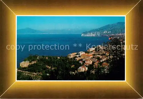 AK / Ansichtskarte 73847859 Sorrento__Sorrent_Campania_IT Panorama e Vesuvio 