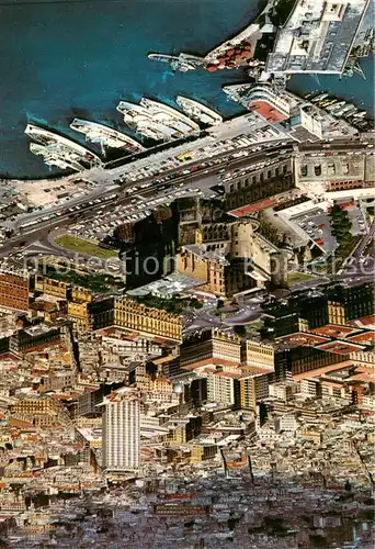 AK / Ansichtskarte  Napoli_Neapel_IT Veduta aerea Piazza Municipio e Maschio 