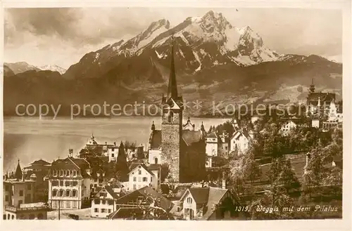 AK / Ansichtskarte 73847885 Goetz_M. 1319 Weggis Pilatus 