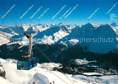 AK / Ansichtskarte  Seilbahn_Cable-Car_Telepherique Arosa  