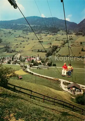 AK / Ansichtskarte  Sessellift_Chairlift_Telesiege Alt St.Johann Alp Selamatt  