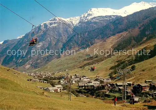 AK / Ansichtskarte  Sessellift_Chairlift_Telesiege Bad Vals Gadastatt  