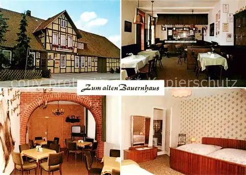 AK / Ansichtskarte 73847934 Barum_Bad_Bevensen Gasthof Zum alten Bauernhaus Gastraeume Zimmer Barum_Bad_Bevensen