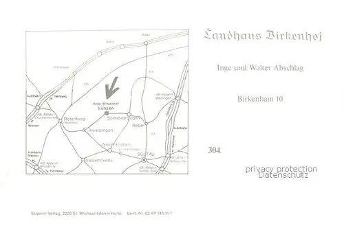 AK / Ansichtskarte  Luenzen_Lueneburger_Heide Landhaus Birkenhof Luenzen_Lueneburger_Heide