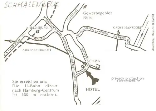 AK / Ansichtskarte  Schmalenbeck Hotel Hamburger Wald Bar Gaestezimmer Gaststube Schmalenbeck