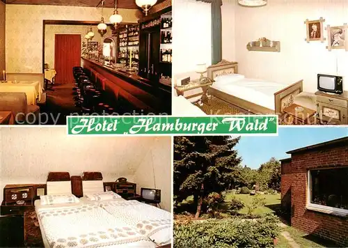 AK / Ansichtskarte  Schmalenbeck_Grosshansdorf Hotel Hamburger Wald Bar Gaestezimmer Park Schmalenbeck