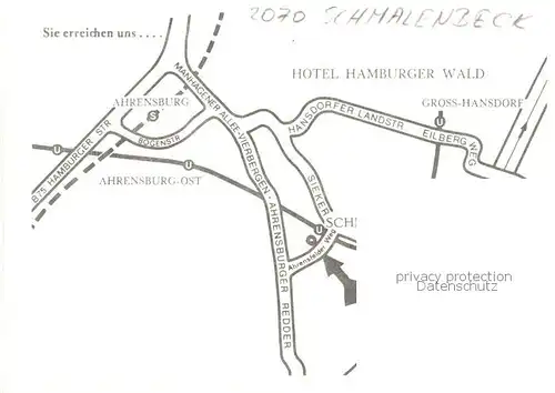 AK / Ansichtskarte 73847953 Schmalenbeck_Grosshansdorf Hotel Hamburger Wald Bar Gaestezimmer Park Schmalenbeck