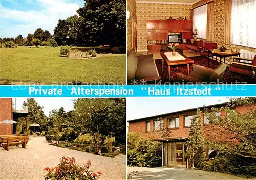 AK / Ansichtskarte  Bad_Segeberg Private Alterspension Haus Itzstedt Zimmer Garten Park Bad_Segeberg