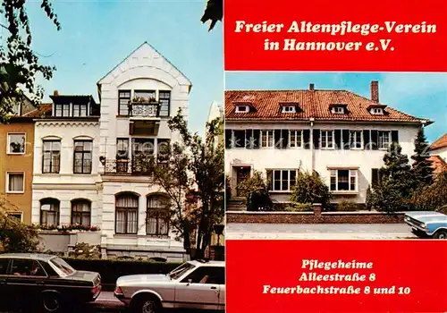 AK / Ansichtskarte 73847956 Hannover Freier Altenpflege Verein in Hannover eV Hannover