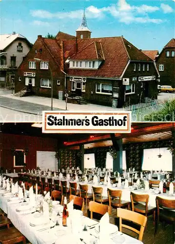 AK / Ansichtskarte  Neuenfelde_Hamburg Stahmers Gasthof Speisesaal Neuenfelde Hamburg