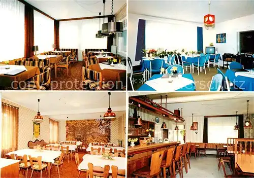 AK / Ansichtskarte  Drochtersen Hotel Mueller Klubzimmer und Saal Bar Drochtersen